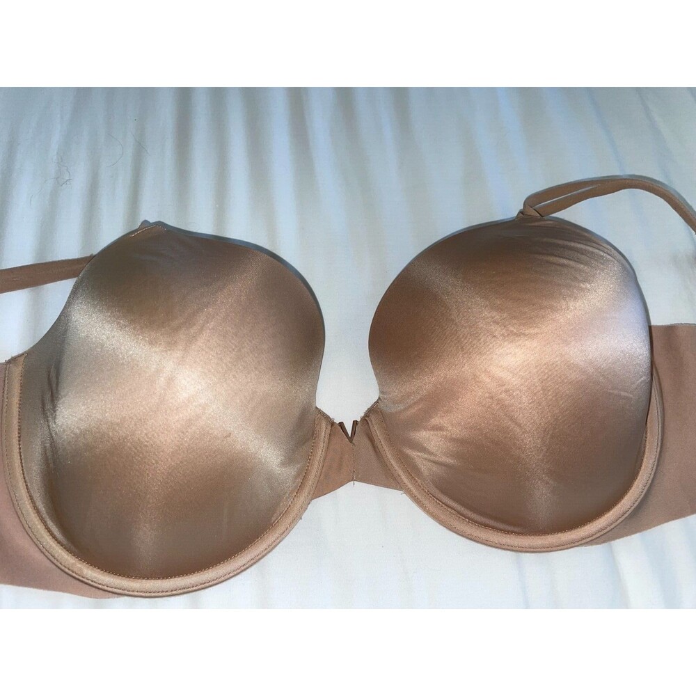 Victoria Secret 38DDD bra Lined perfect Coverage women's nude beige seamless